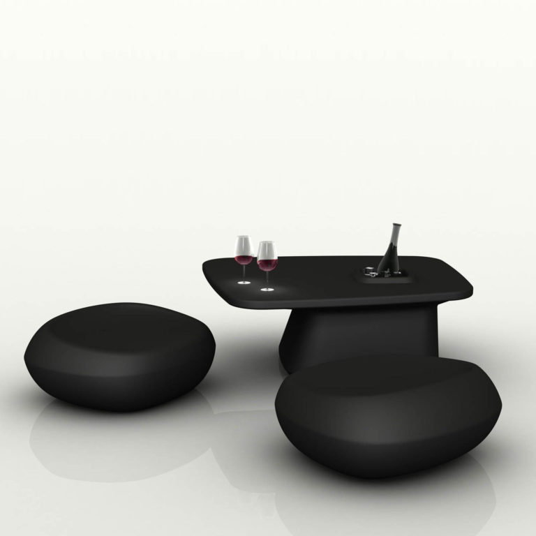 NOMA LOW OTTOMAN<br/> By Vondom - Image 4