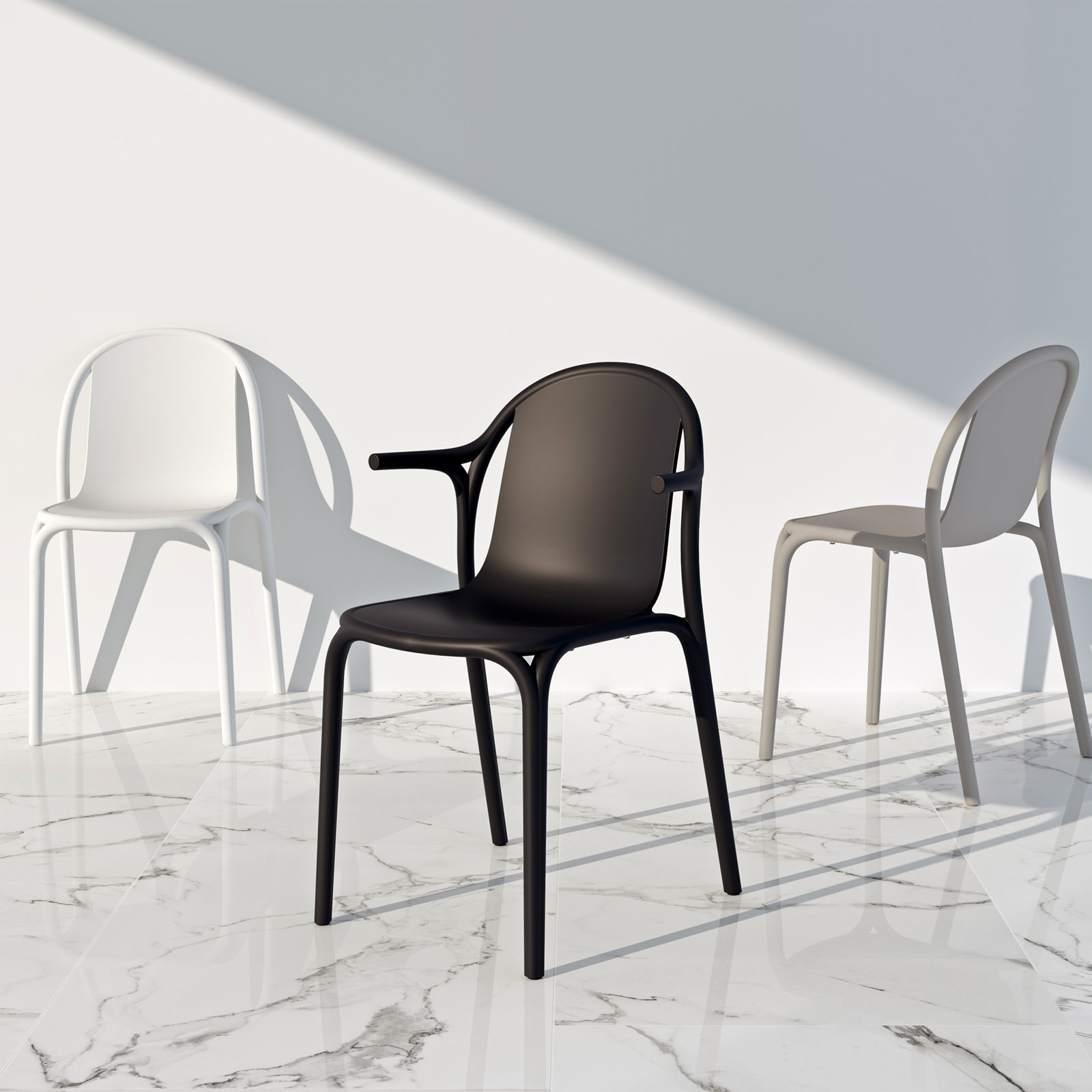 BROOKLYN CHAIR WITH ARMS <br/> By Vondom - Image 2