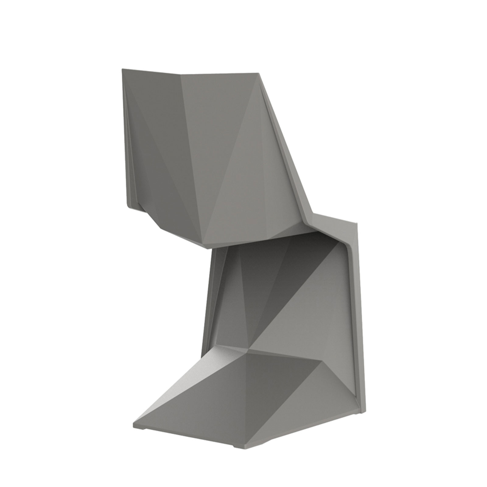 Voxel dining chair in Ecru by Vondom.