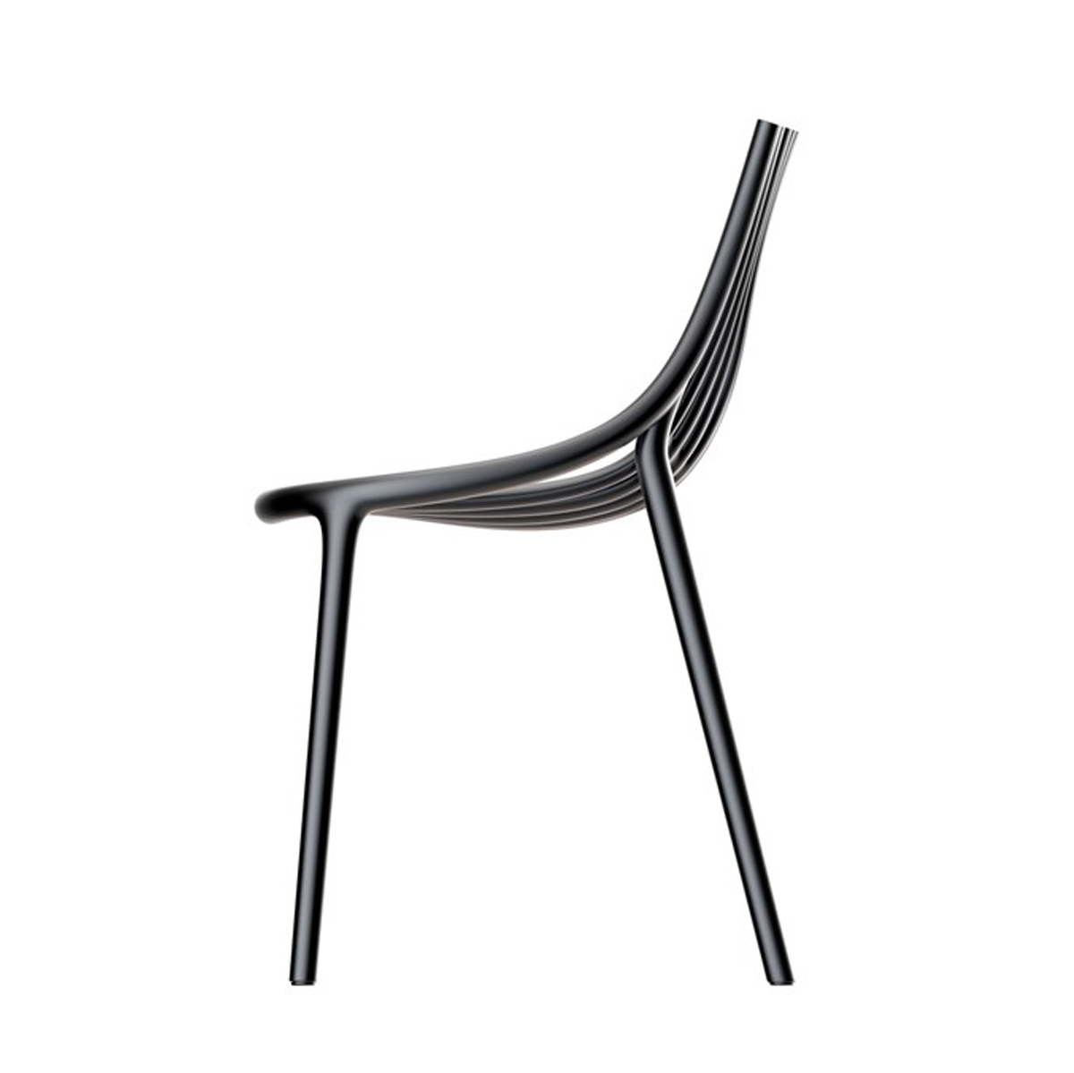 Side view of the Ibiza armchair by Vondom.