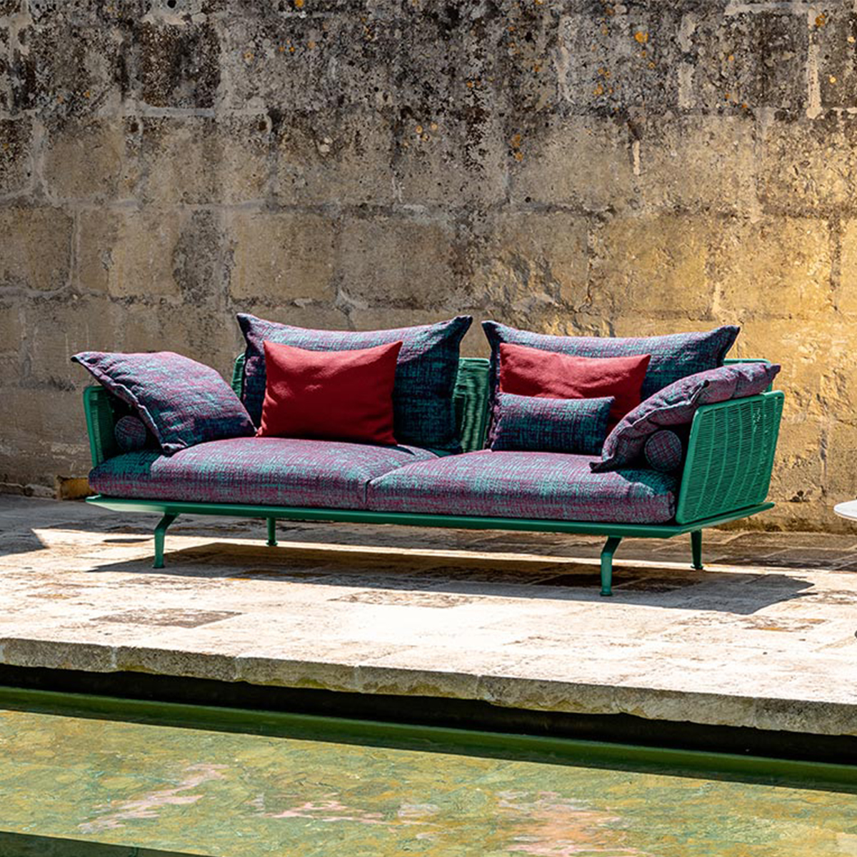 CRUISE//ALU 3 SEATER SOFA <br/> By Talenti - Image 2