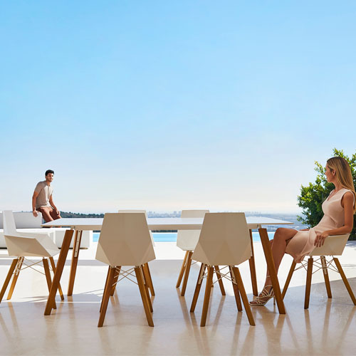 FAZ WOOD DINING TABLE RECTANGLE<br/> By Vondom - Image 4