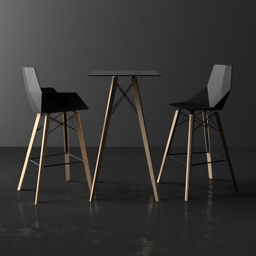 FAZ WOOD HIGH TABLE <br/> By Vondom - Image 4