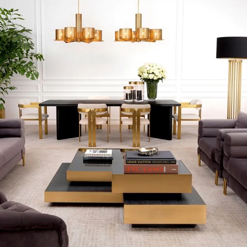 COFFEE TABLE SHELTON<br/> By Eichholtz <br/><br/> IN STOCK - Image 2