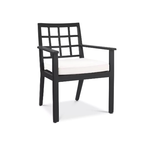 Powder coated aluminium frame with Sunbrella fabric Outdoor Dining Chair Cap-Ferrat by Eichholtz
