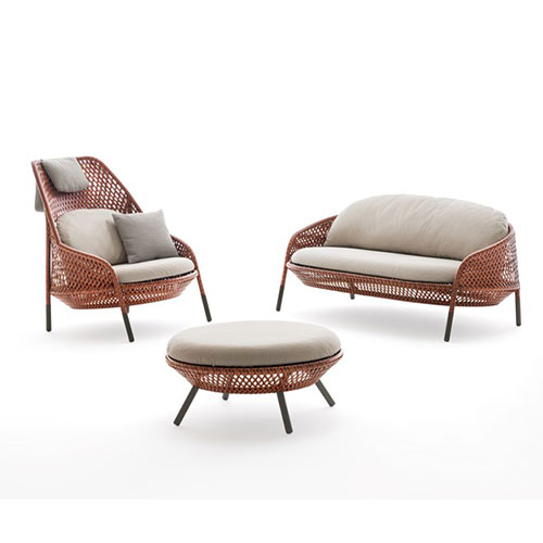 AHNDA FOOTSTOOL<br/> By DEDON - Image 5