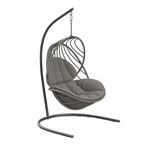 KIDA HANGING LOUNGE CHAIR INCL BASE<br/> By DEDON