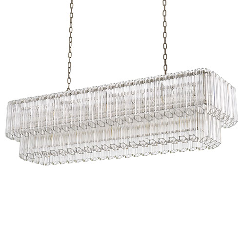 CHANDELIER VITTORIA RECTANGULAR<br/> By Eichholtz - Image 4