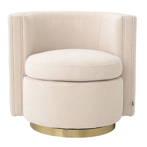 SWIVEL CHAIR AMANDA<br> By Eichholtz - Image 5