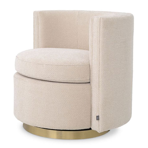SWIVEL CHAIR AMANDA<br> By Eichholtz - Image 6