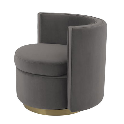 SWIVEL CHAIR AMANDA<br> By Eichholtz - Image 4
