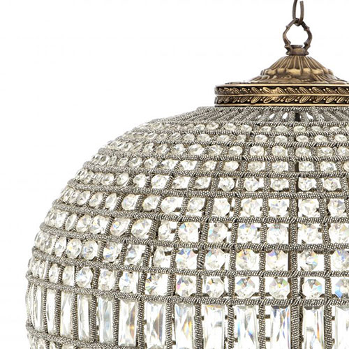 CHANDELIER KASBAH OVAL M <br/> By Eichholtz <br/><br/> IN STOCK - Image 2