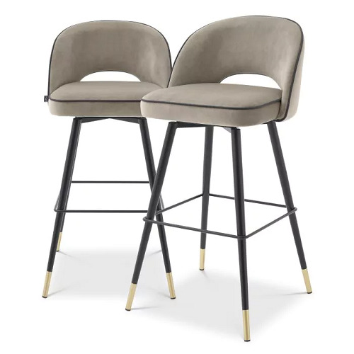 BAR STOOL CLIFF SET OF 2<br/> By Eichholtz - Image 3