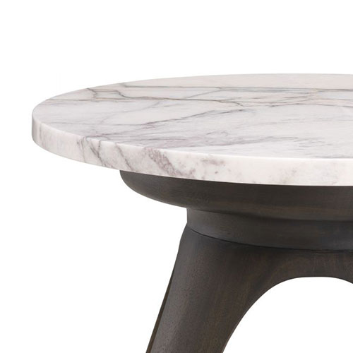 SIDE TABLE BORRE ROUND<br/> By Eichholtz - Image 3