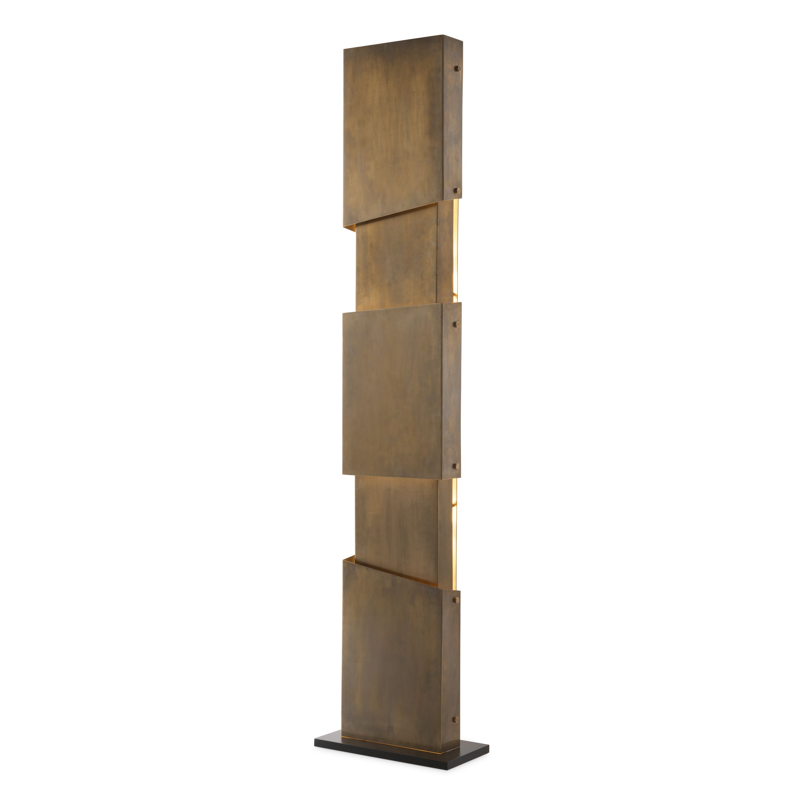 Floor Lamp Shadow by Eichholtz in vintage brass finish