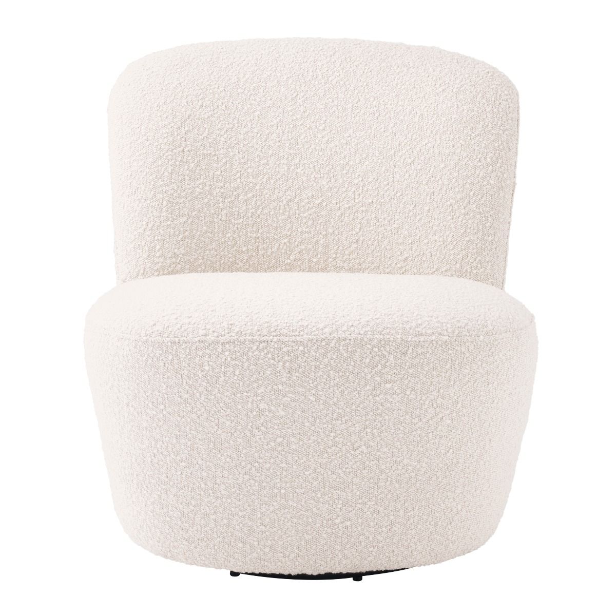 Designer Occasional Chair Doria with a hidden swivel base by Eichholtz