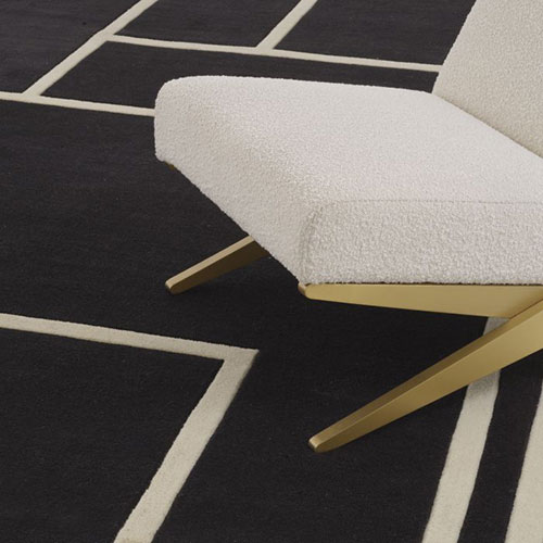 OMAR CARPET BLACK<br/> By Eichholtz