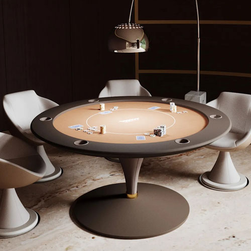 ASSO POKER TABLE ROUND<br/> By Vismara - Image 3