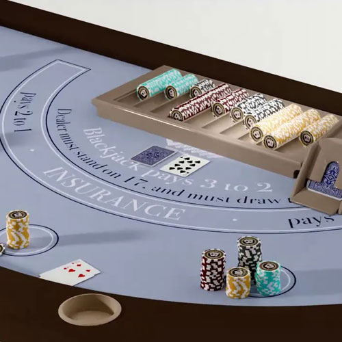 ROMA BLACK JACK TABLE<br/> By Vismara - Image 2