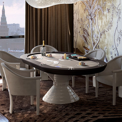 VEGAS POKER TABLE (OVAL)<br/> By Vismara - Image 3
