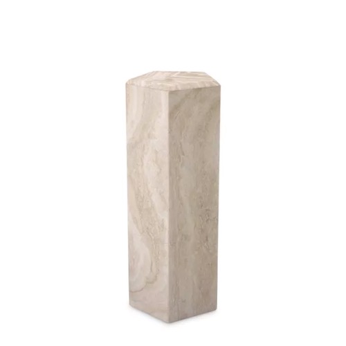 Designer Column Cuneo S by Eichholtz in travertine