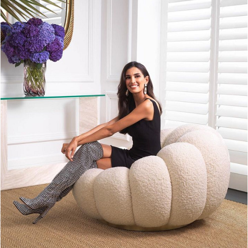 SWIVEL CHAIR MELLO<br> By Eichholtz - Image 2