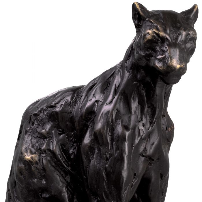 SCULPTURE SITTING PANTHER <br/> By Eichholtz - Image 2
