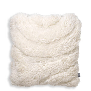 Ivory hand tufted New Zealand Wool Andres S Cushion by Eichholtz