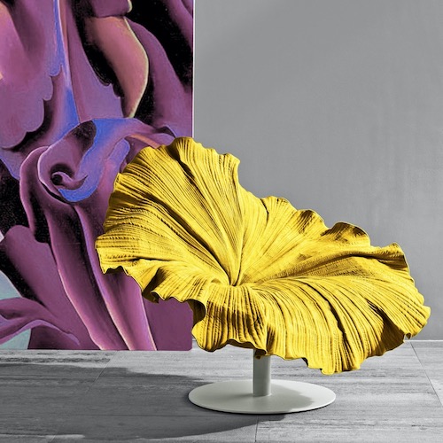 BLOOM EASY ARMCHAIR SWIVEL <br> By Kenneth Cobonpue - Image 2