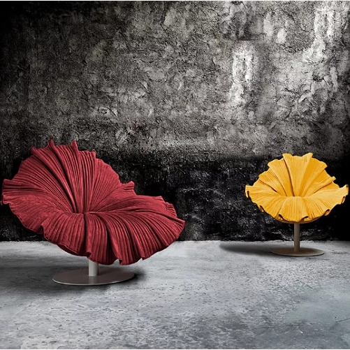 BLOOM EASY ARMCHAIR SWIVEL <br> By Kenneth Cobonpue - Image 4