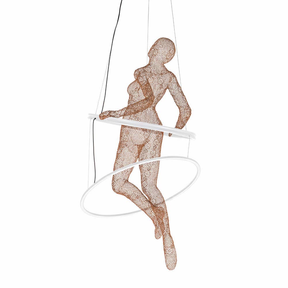 LIMBO HOOP LAMP<br/> by Kenneth Cobonpue