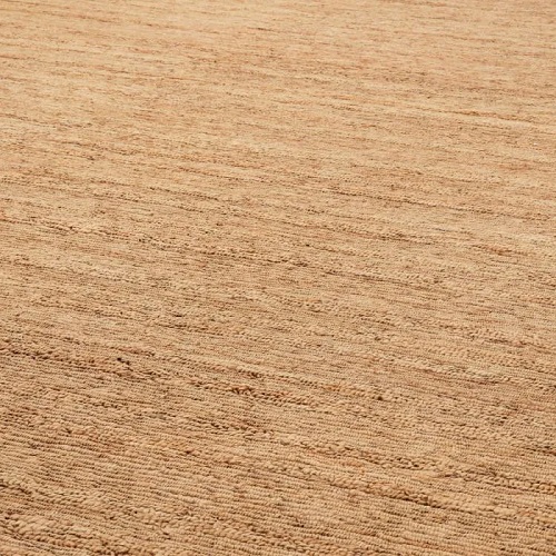 Luxurious Carnegie Carpet by Eichholtz in natural. Hand knotted from a blend of 80% jute and 20% cotton