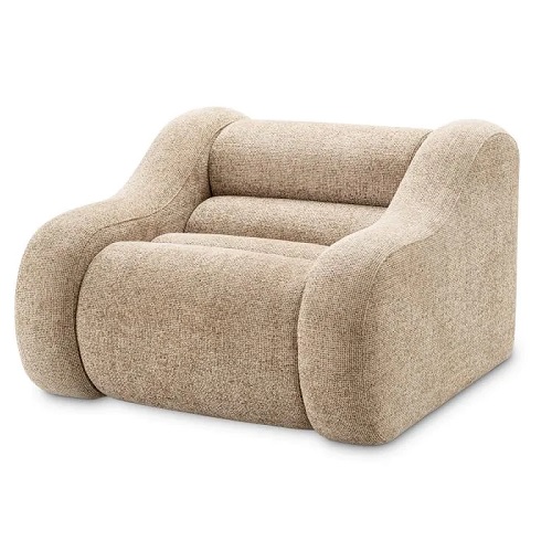 Designer Chair Carbone by Eichholtz in lyssa sand.