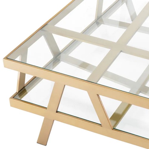 COFFEE TABLE BILLINGHURST SQUARE <br/> by Eichholtz - Image 2