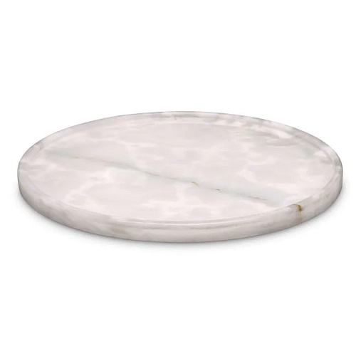 Uniquely elegant Tray Haraga L by Eichholtz in natural onyx