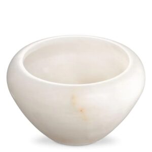 Uniquely elegant Vase Fayum by Eichholtz in natural onyx