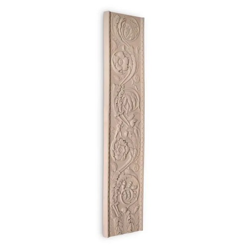 Detailed Wall Object Acanthus by Eichholtz in sand finish. Handcrafted from sandstone