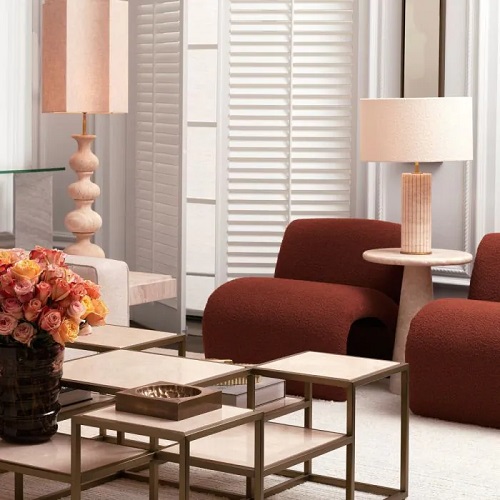 TABLE LAMP GIOVA ROUND <br/> by Eichholtz - Image 2