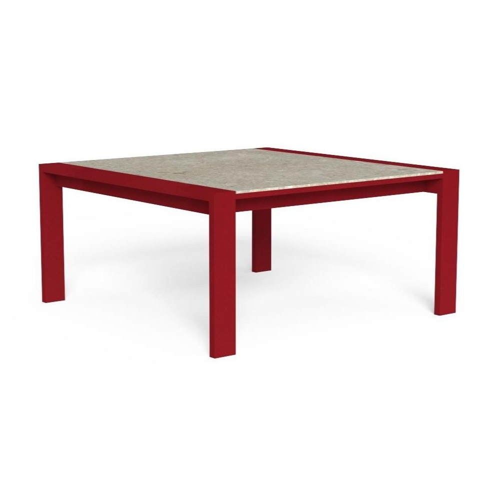ARGO//ALU SQUARE DINING TABLE 157 x 157 <br/> by Talenti