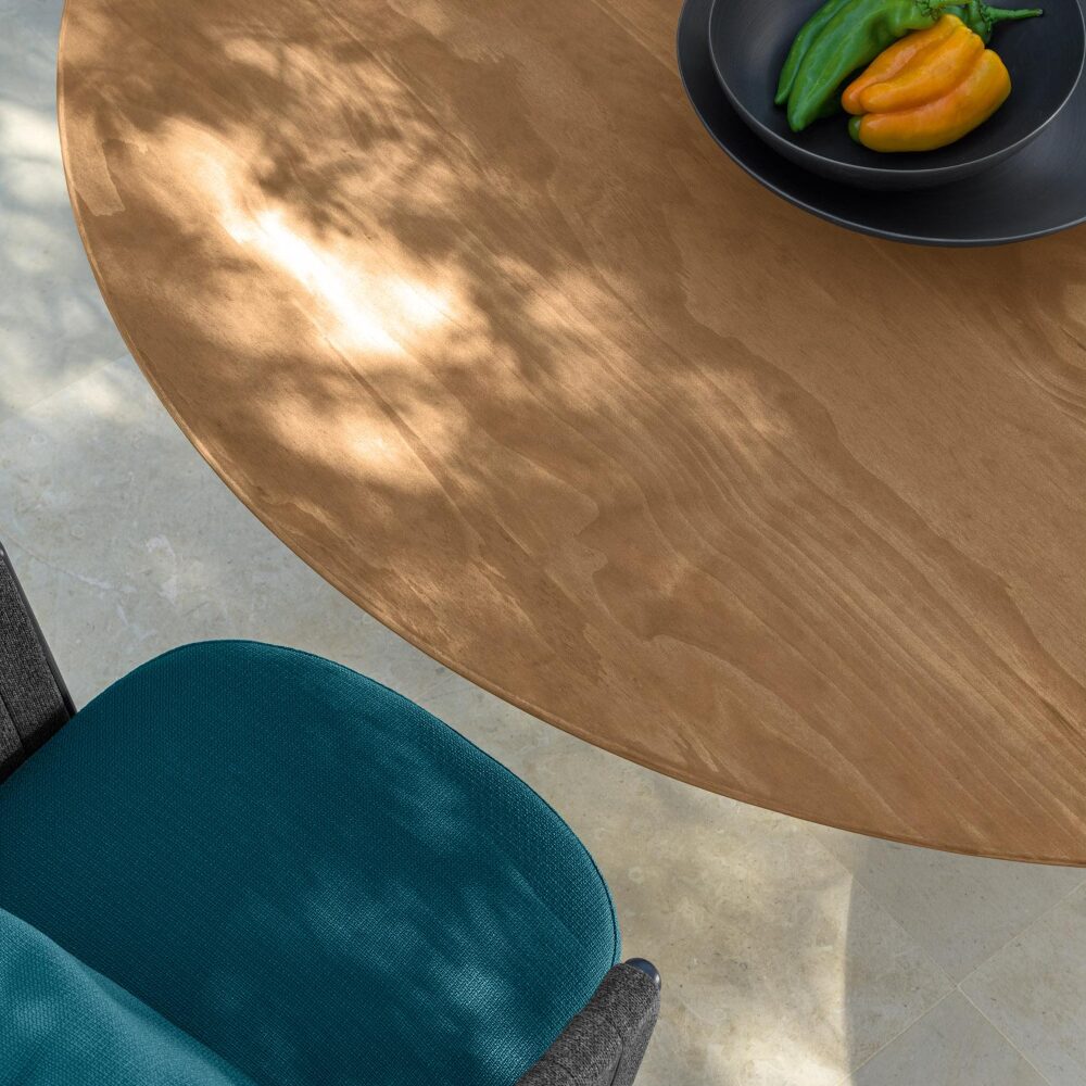 SALINAS D165 ACCOYA WOOD DINING TABLE <br/> by Talenti - Image 2