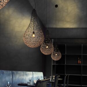 interior with lamps