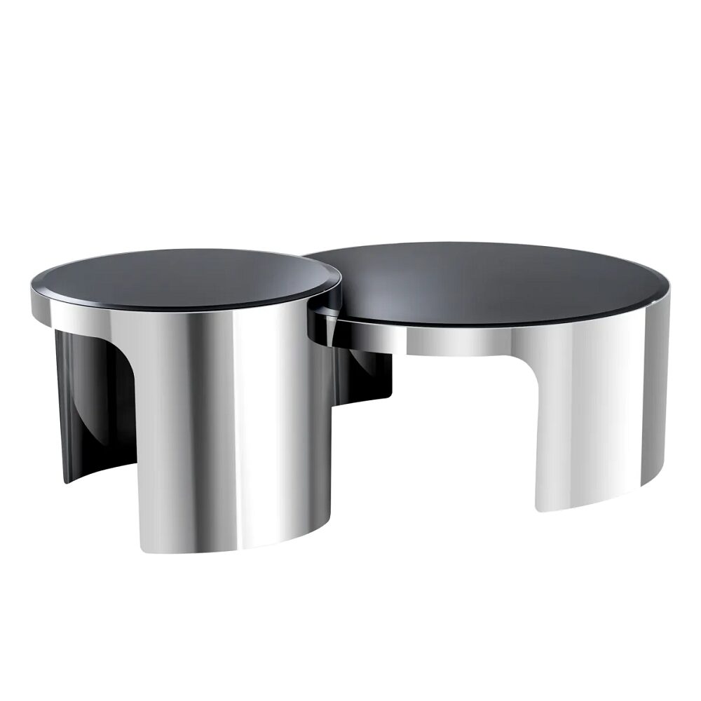 COFFEE TABLE PIEMONTE SET OF 2 <br/> by Eichholtz - Image 5