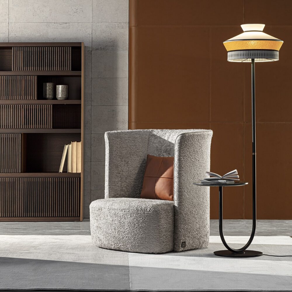OLBIA HIGH ARMCHAIR </br/> By Meroni & Colzani - Image 3