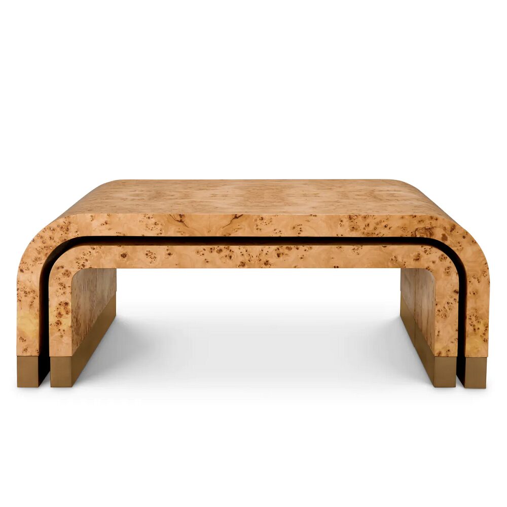 COFFEE TABLE QUINTON SET OF 3 <br/> by Eichholtz - Image 8