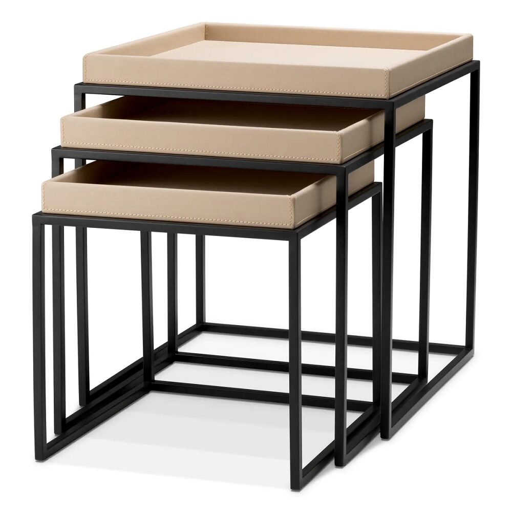 SIDE TABLE LÉONARD SET OF 3 <br/> by Eichholtz