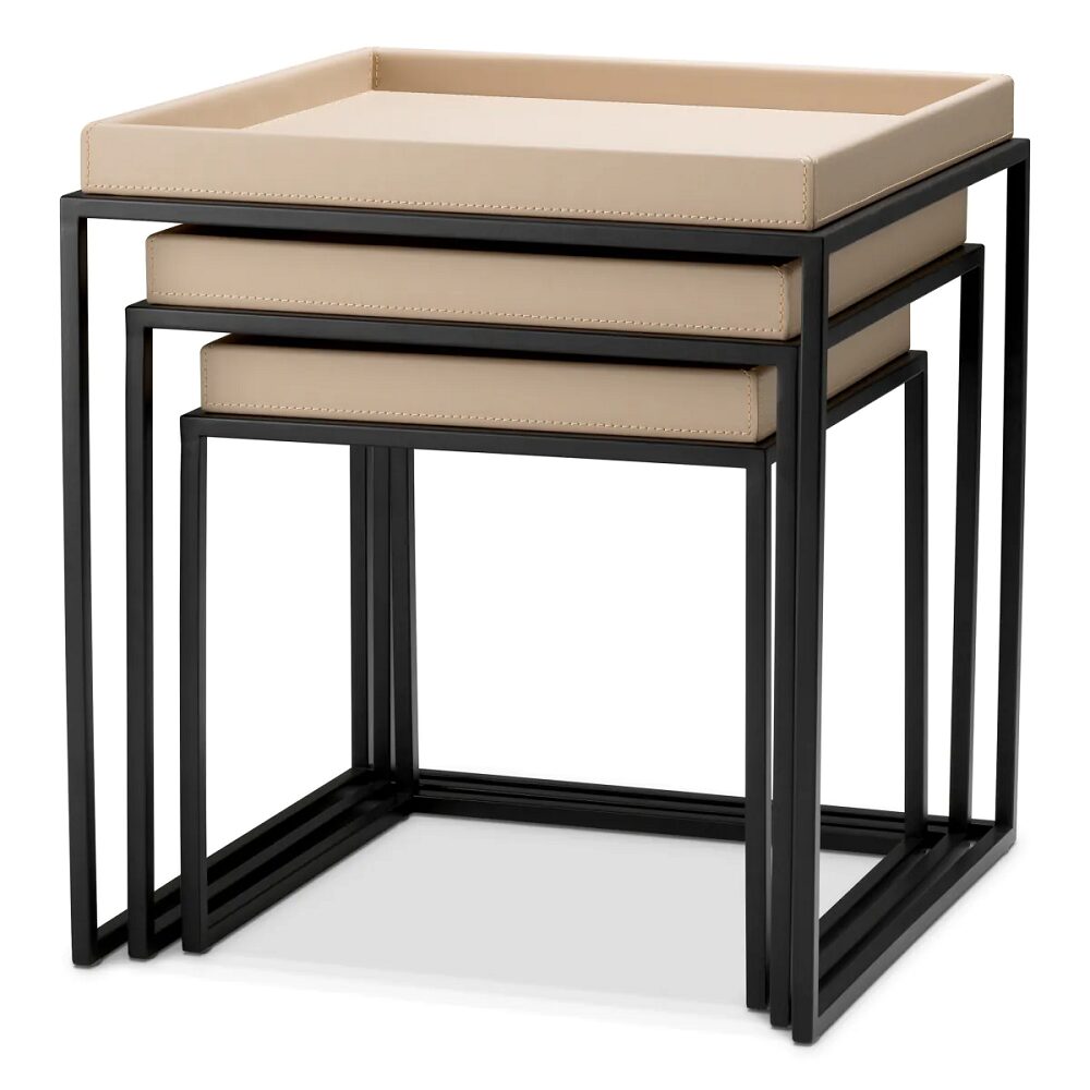 SIDE TABLE LÉONARD SET OF 3 <br/> by Eichholtz - Image 4