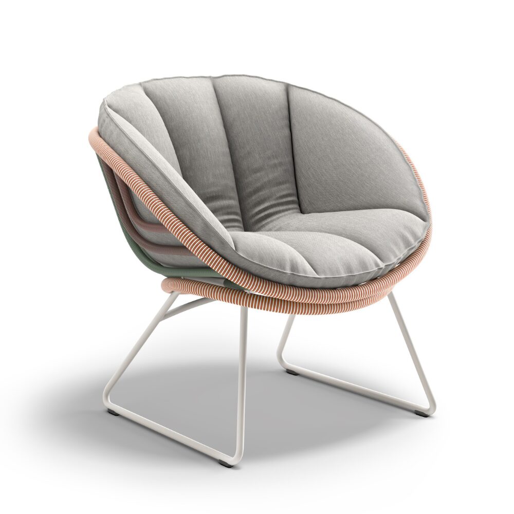 KIDA LOUNGE CHAIR WITH FULL CUSHION<br/> By DEDON - Image 4