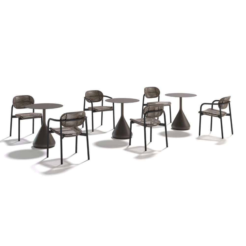 SATELLITE LOW DINING TABLE ROUND SMALL <br/> By DEDON - Image 2