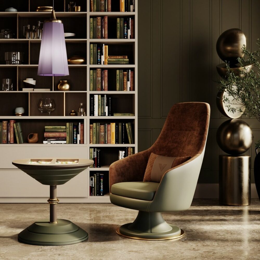 YGRITTE SWIVEL ARMCHAIR <br/> By Vismara - Image 2