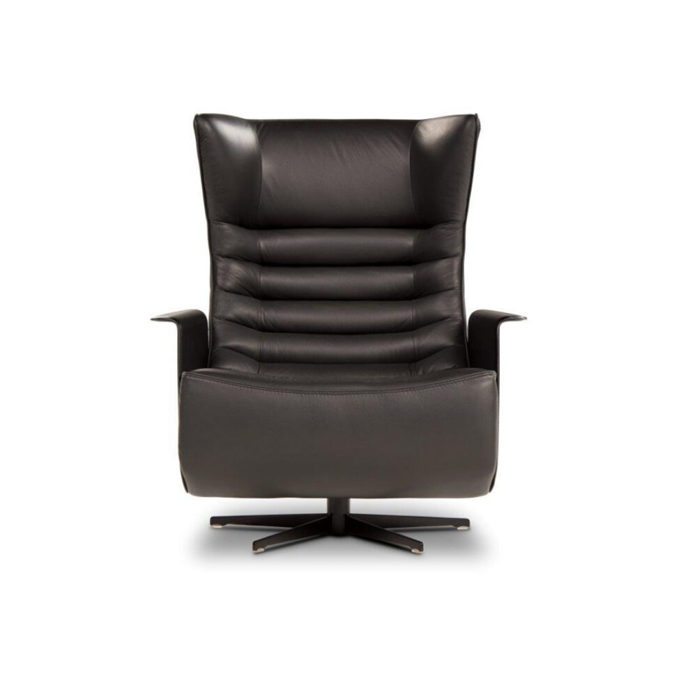 GERRIT SWIVEL ARMCHAIR AND OTTOMAN <br/> By Calia Italia - Image 3